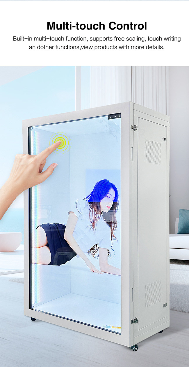 Museums & Exhibitions LCD Transparent Display See Through Lcd Box