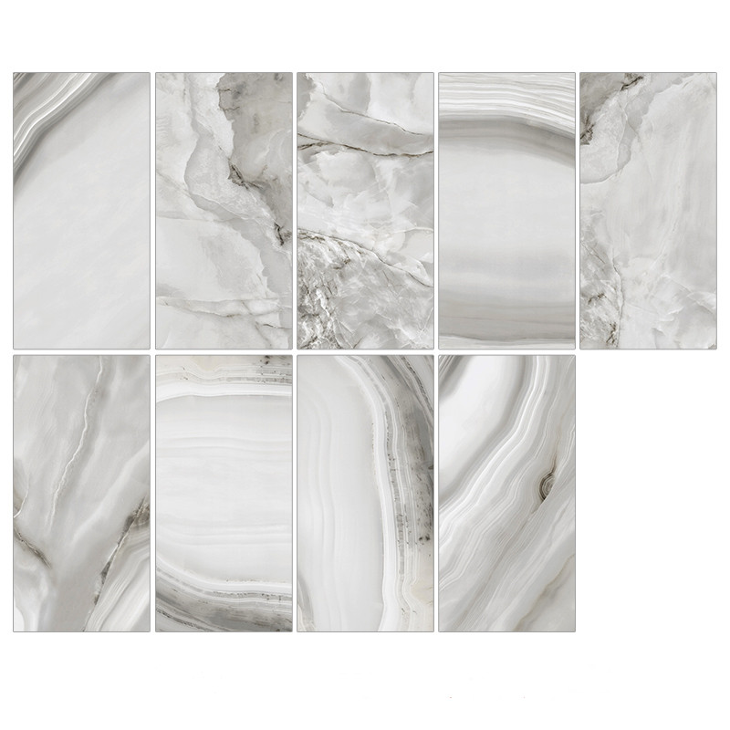 60x120 Agate Porcelain Bathroom Ceramic Wall Tiles with Modern Stone Imitation Texture