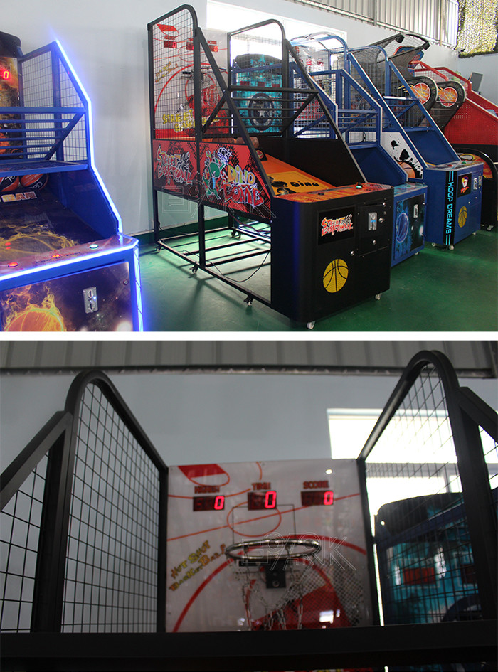 Coin Pusher Street Basketball Arcade Game Machine 2 Player