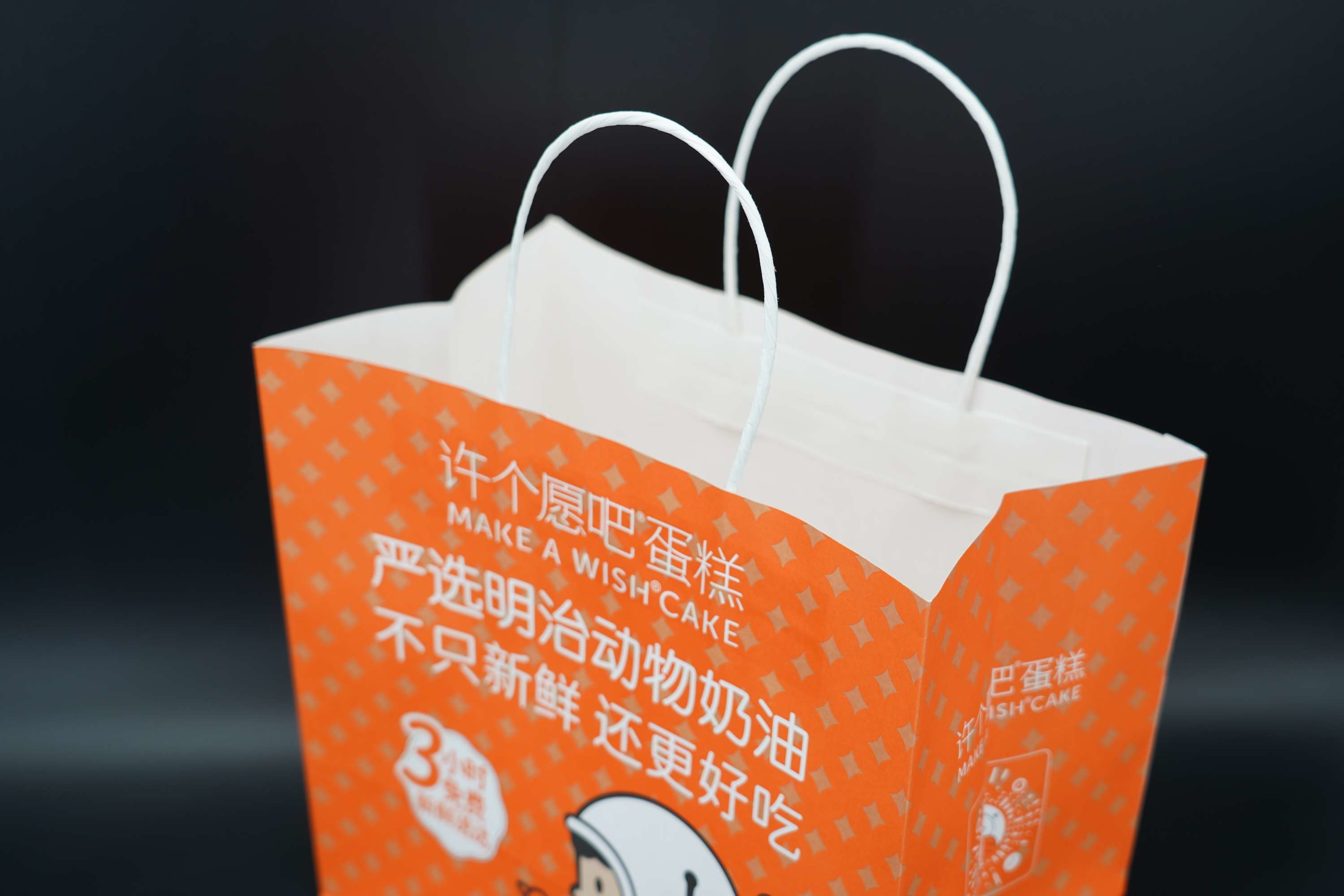 Versatile Custom Printed Kraft Recycled Paper Bags Takeaway FSC