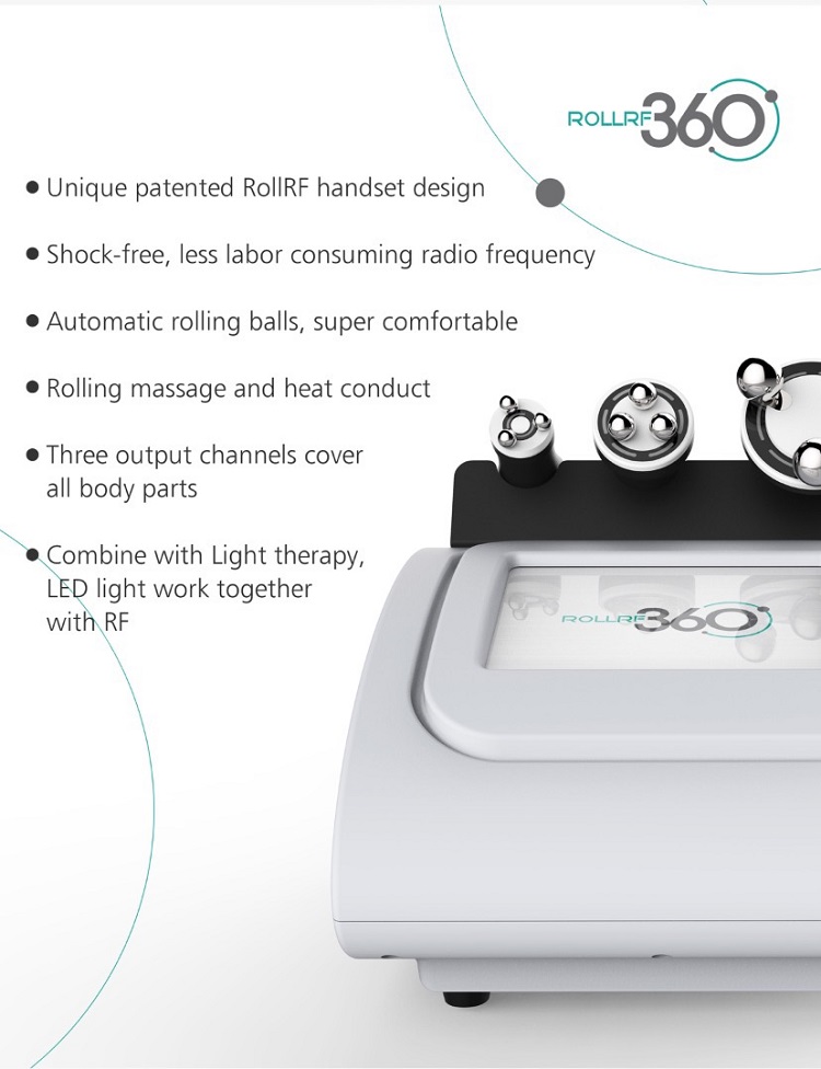 RF360 Rotating Radio Rf Frequency Facial Machine Skin Rejuvenation Body Sculpting