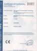 Dongguan Liyi Environmental Technology Co., Ltd. Certifications