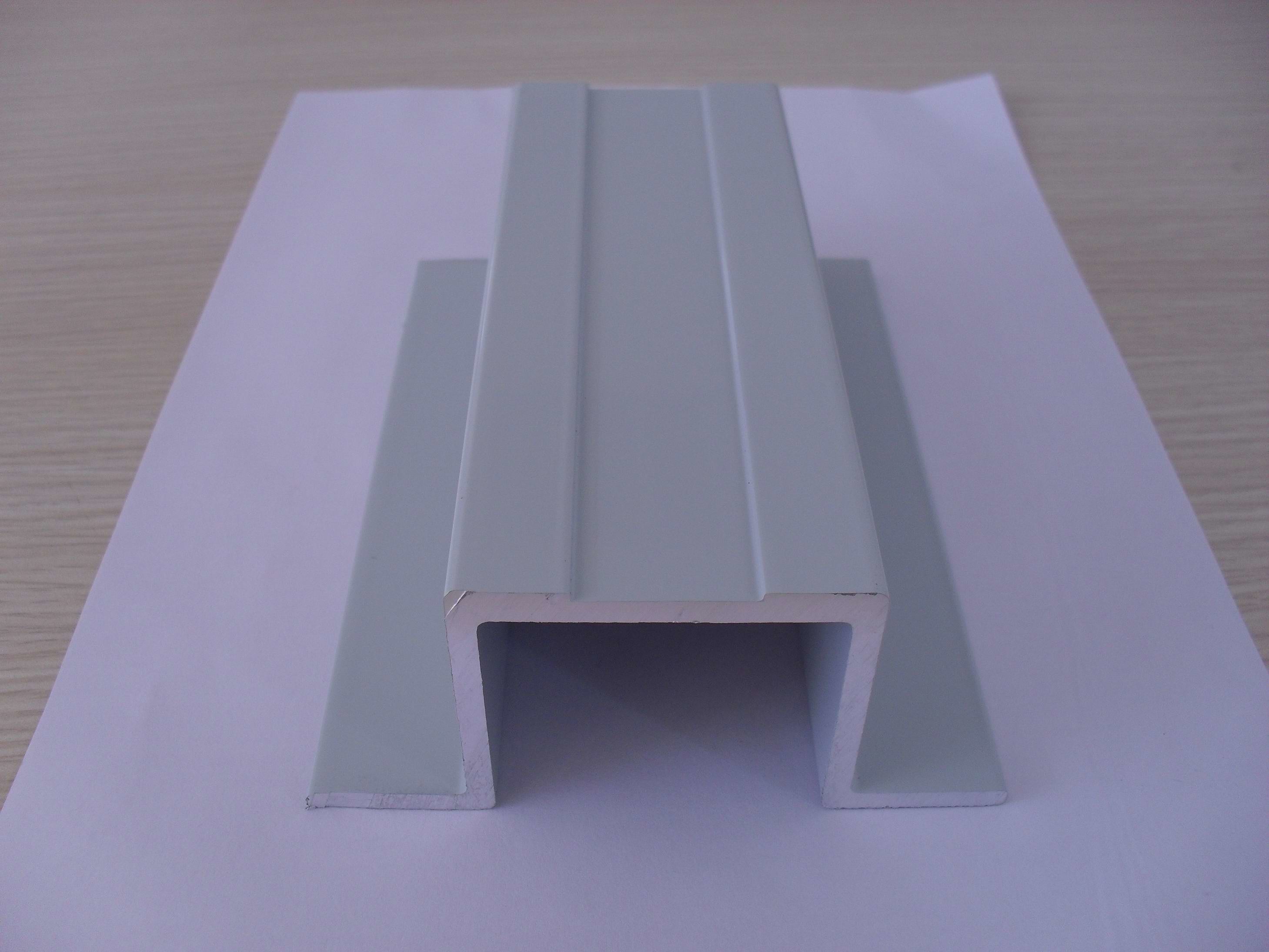 OEM 6063 Anodized Extrude Aluminium Corner Rail & Solar PV Extruded Aluminum Mounting Rail