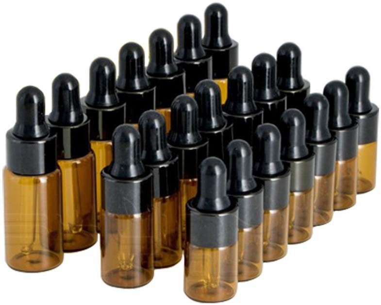 Multi Capacities Empty Essential Oil Bottles With Aluminum Dropper