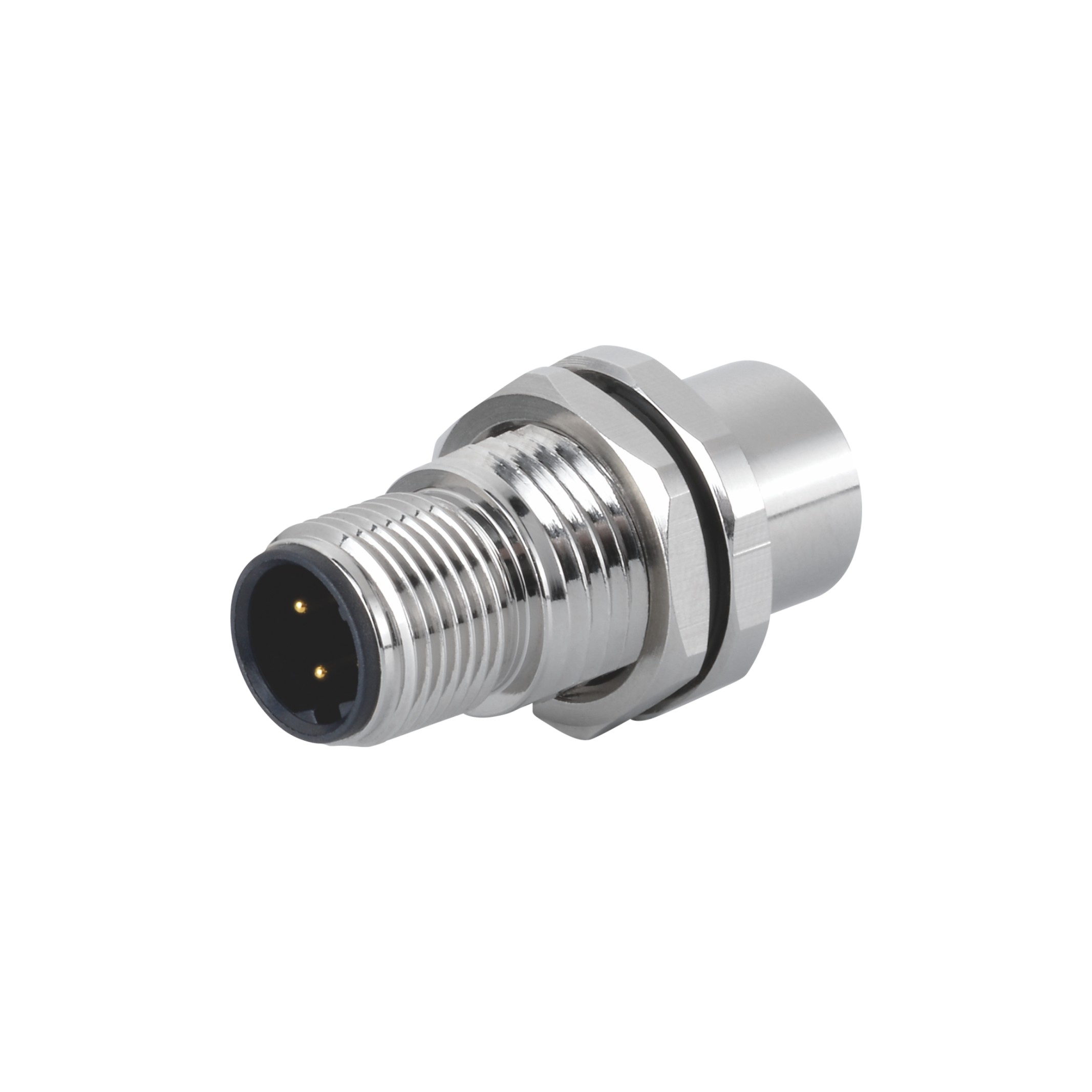 A Code Male Female In One Through Wall Type M12 Panel Connector 5 Pin