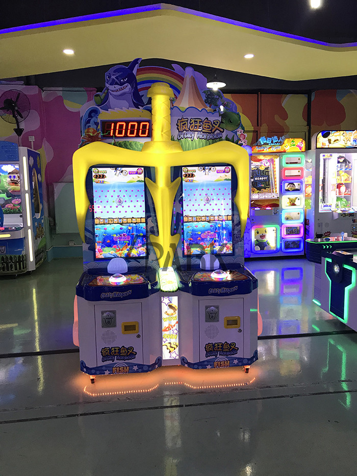 Crazy Harpoon Lottery Arcade Redemption Game Machine For Amusement Park