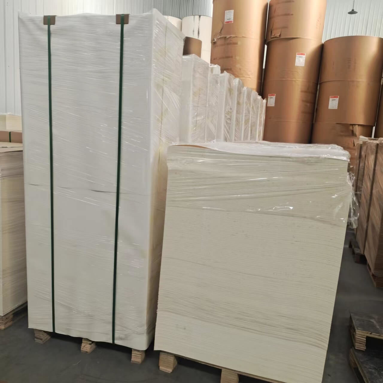 Eco Friendly Double Side PE Coated Paper Sheet Offset Printing For Food Packaging