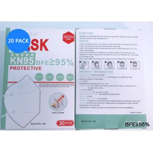 Earloop KN95 Disposable Face Mask Covid Protection With Authentication