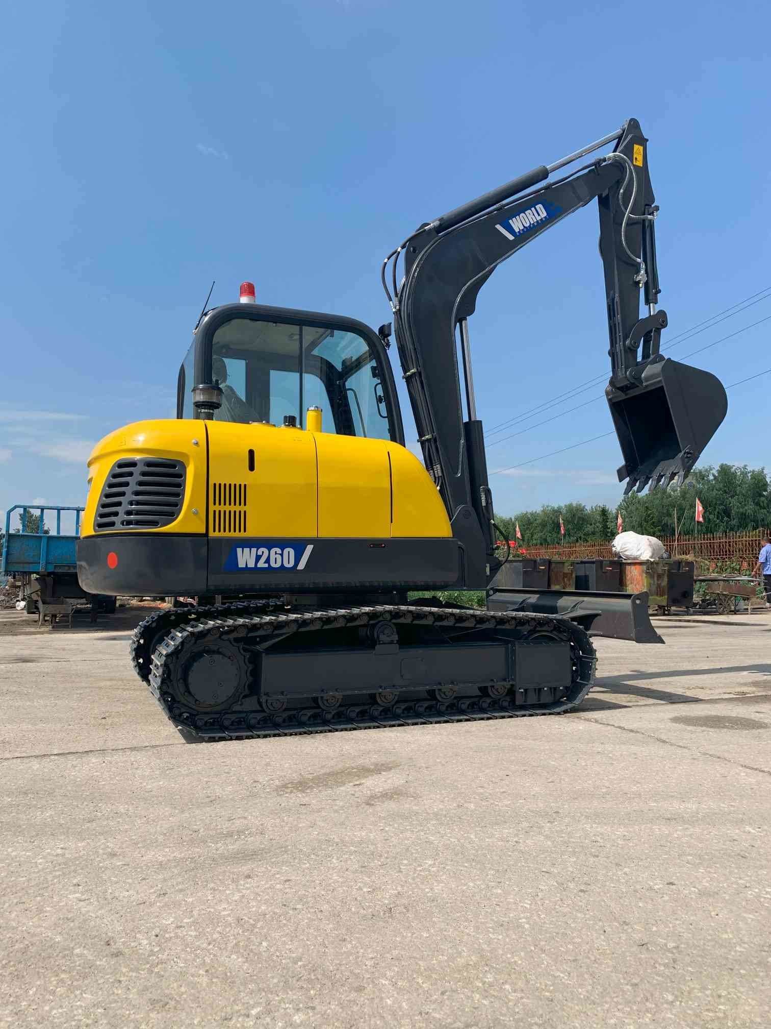 6.1m Max Digging Radius Small Crawler Digger Equivalent to Komatsu PC60 CAT 306