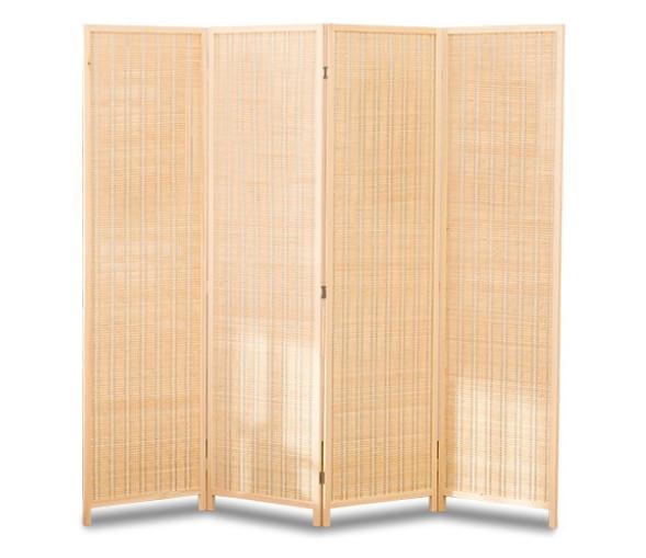 Room Dividers Movable Bamboo Screen For Home Decoration Folding Partition