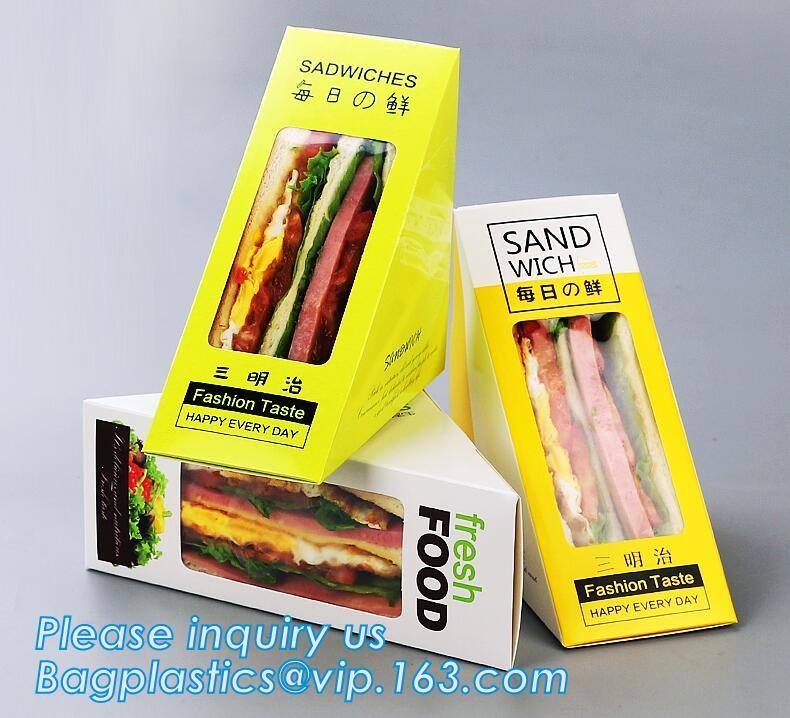 Wholesale custom Paper Cookies packing Cake Box with PVC window,Wholesale Plastic Square Birthday Wedding Packaging Clea