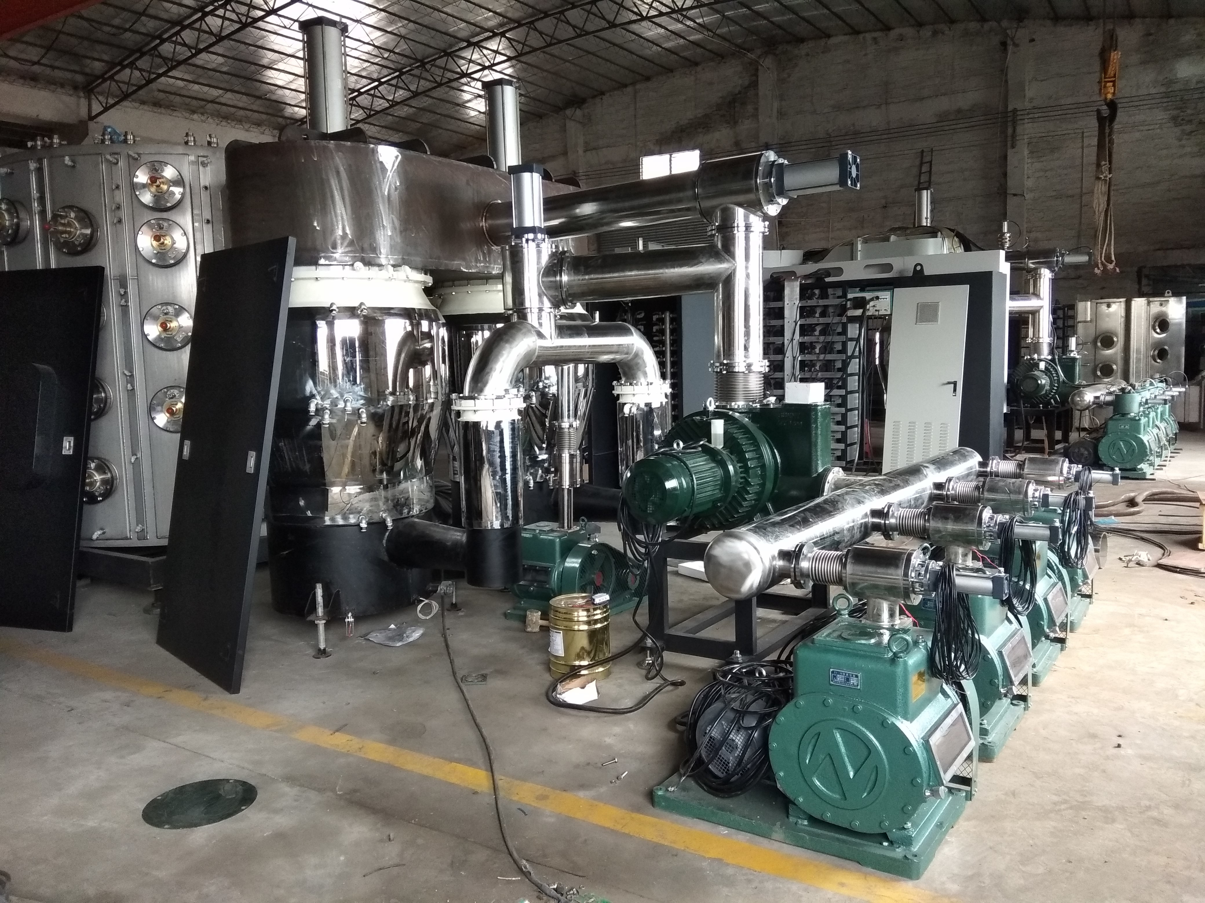 Stainless Steel Cutlery PVD Coating Machine Indirect Cooling Chamber