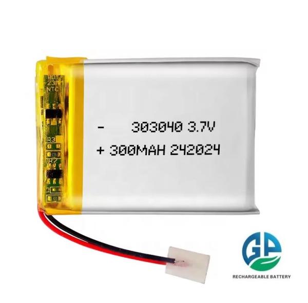 Rechargeable KC Power Tool Battery 3.7v 320mah 303040 For Robotic Sweeper