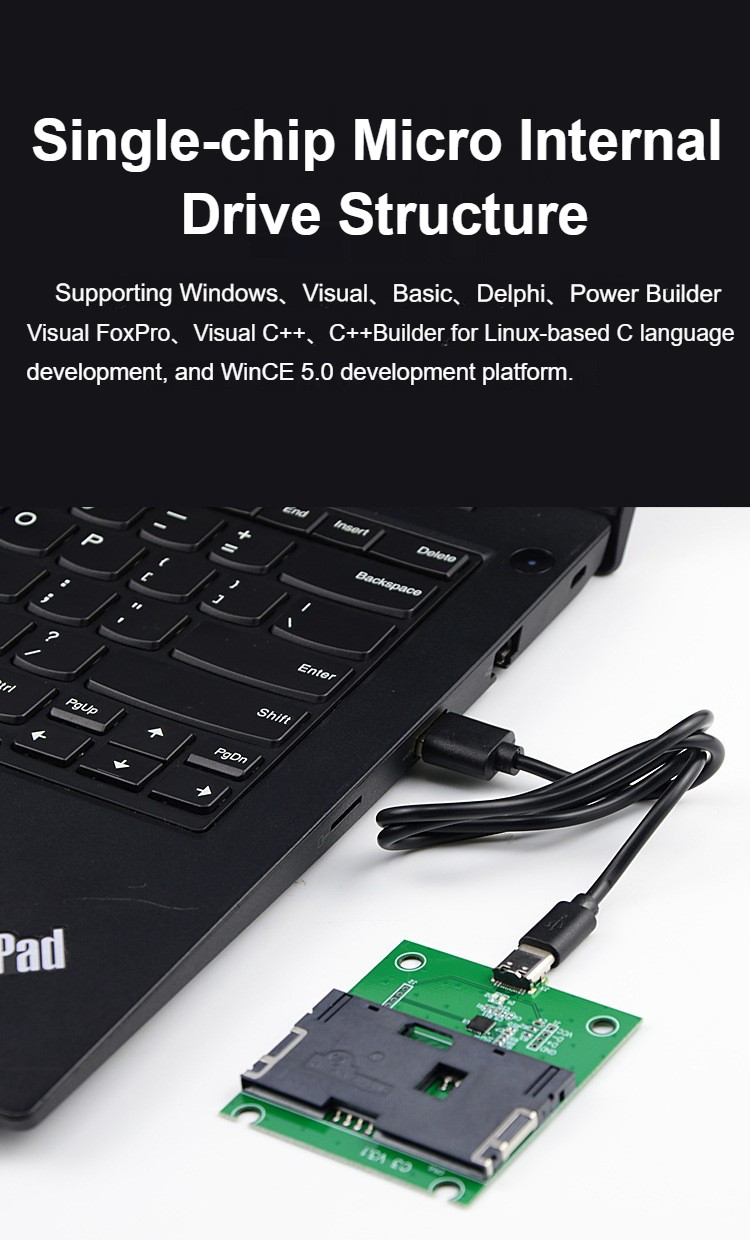 C3-DMP-00 Contact CPU Card Reader Module ISO7816 Protocol PCSC Standard IC Card Reader PSAM Card USB 2.0