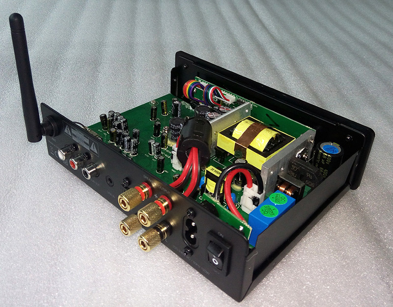 Desktop Wireless Audio Amplifier Class D HiFi Power Amplifier Inside ES9023 DAC Chip