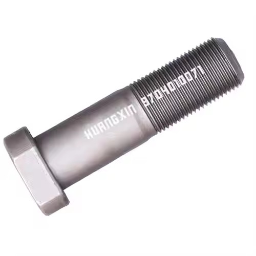 Customizable M16-24 Size Black Wheel Bolts For Mercedes Benz Truck
