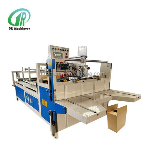 High Precision Corrugated Cardboard Carton Box Forming Folding Gluing Making