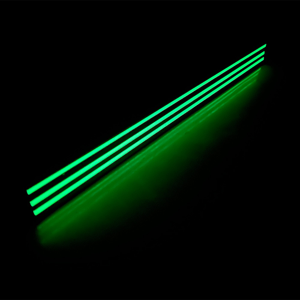 ODM Photoluminescent Exit Path Markings Glow In The Dark Aluminium Stair Nosing Edge Trim