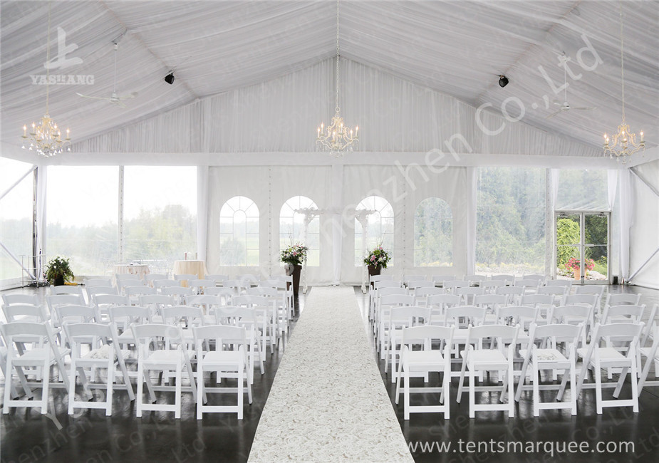 Beautiful Partition Wall Decorated Aluminum Large Outdoor Wedding Tents 20x30M