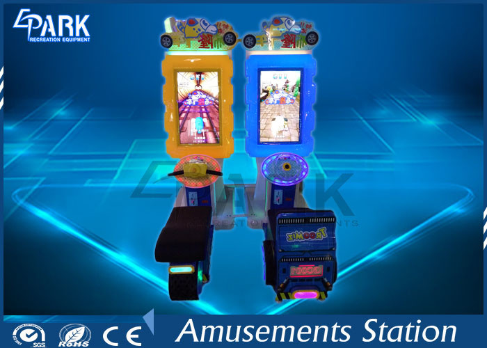 3D Scene Arcade Racing Game Machine Electronic Kids Car For Shopping Center