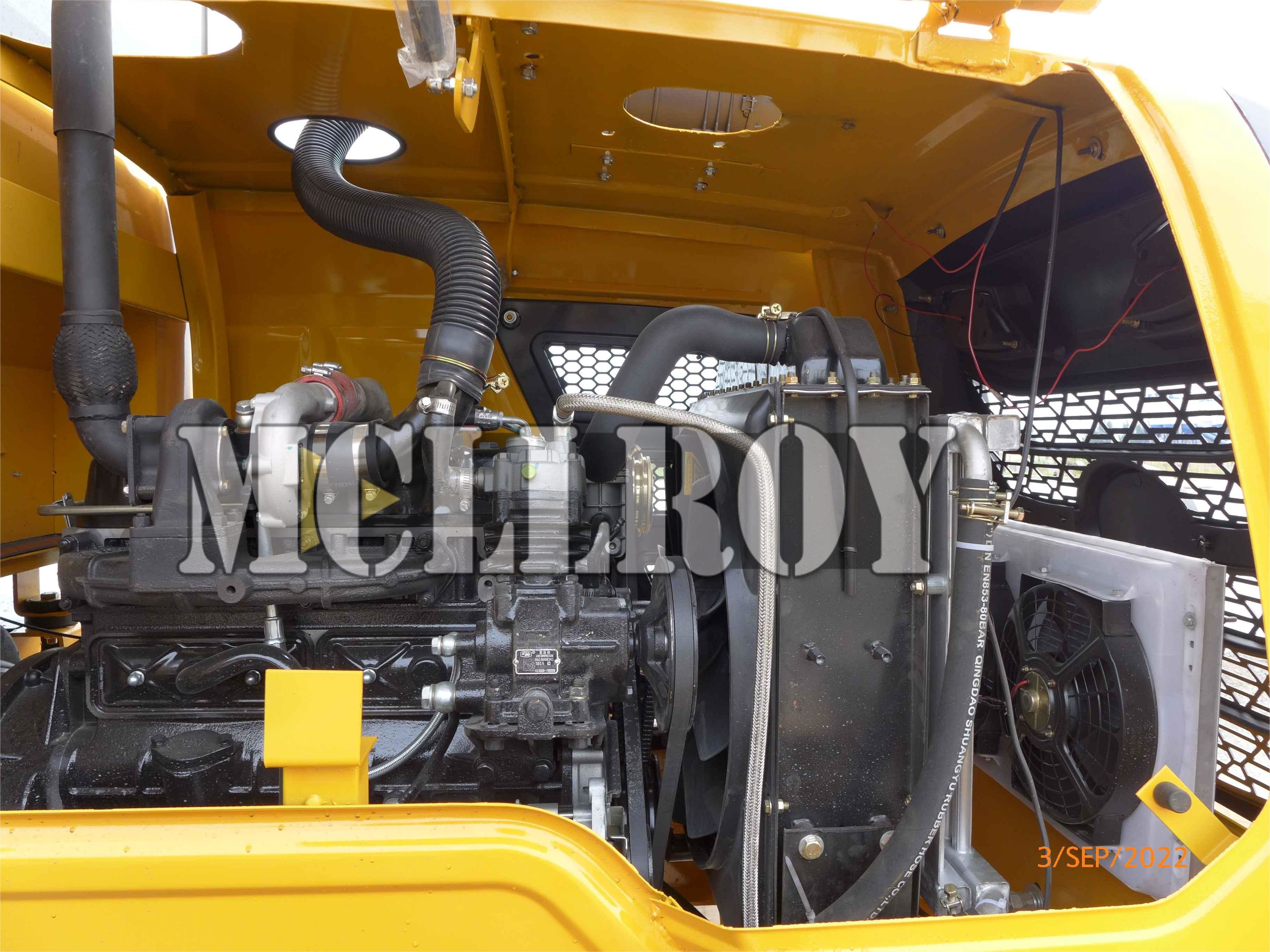 3500mm Front End Mini Compact Wheel Loaders Work Load 2800kg