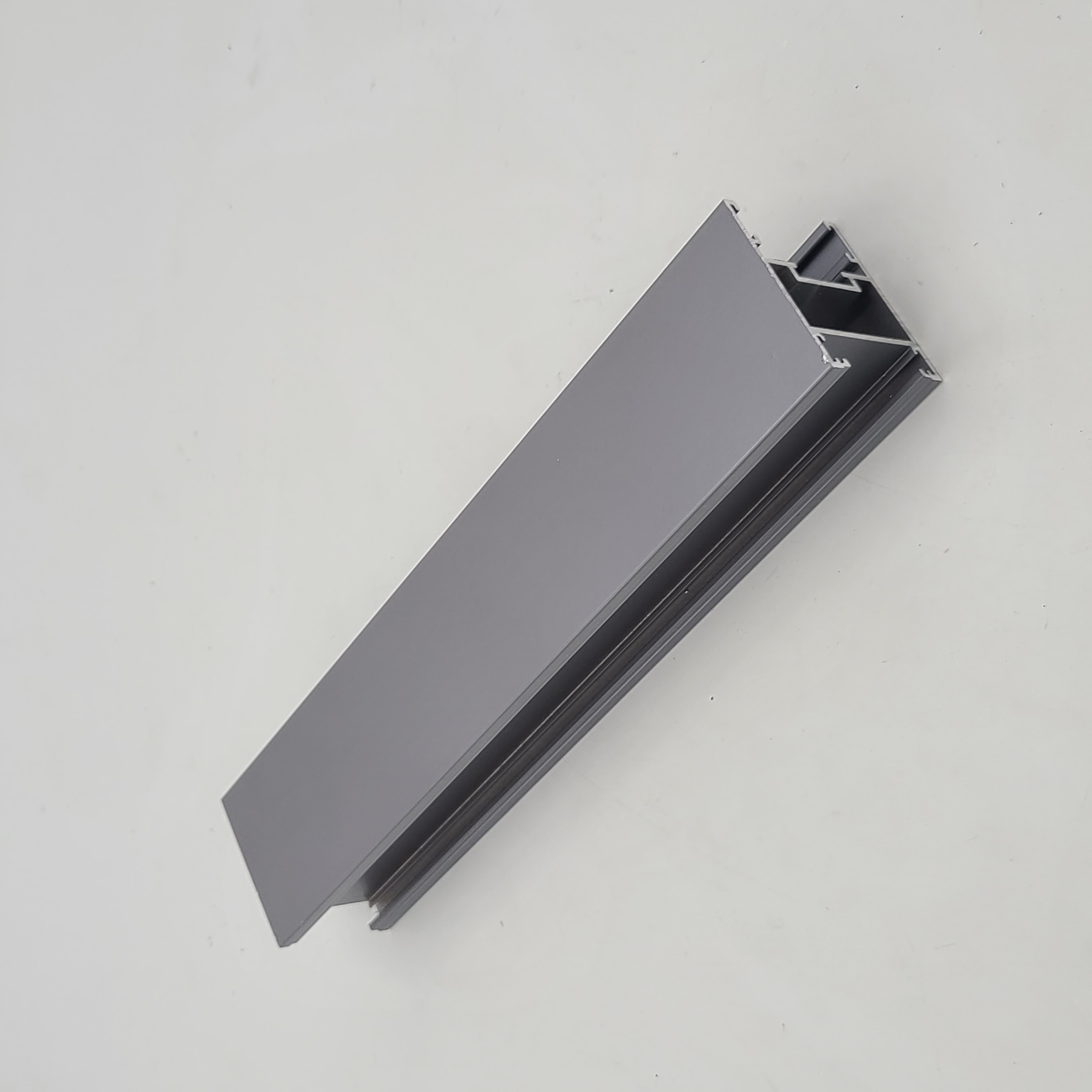 Square Aluminium Sliding Door Profiles Energy Conservation Powder Coating