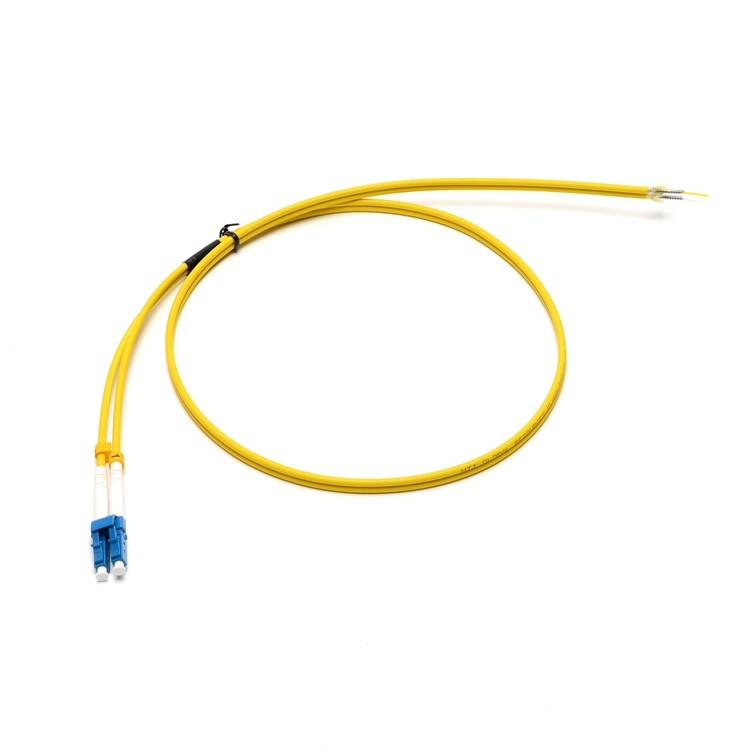 Armoured Single Mode Fiber Optic Pigtails , Simplex Lc To Pc Patch Cord 3.0mm