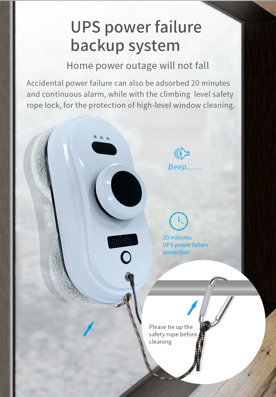 Vacuum Squeegee Electric Window Cleaning Robot High Building Robot Vacuum Cleaner Window