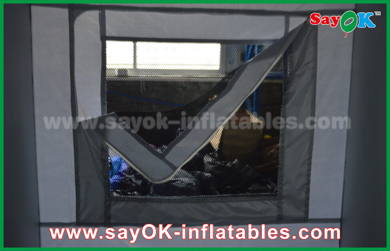 Inflatable Car Tent Mobile Inflatable Air Tent / Inflatable Spray Booth With Filter For Car Cover