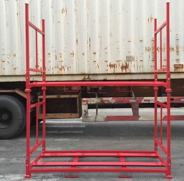 Collasible Warehouse Storage Stackable Tire Racks Stacking Height 3 