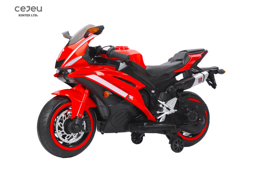 Children 12V4.5AH Ride On Motorcycle With LED Lights Music And Key