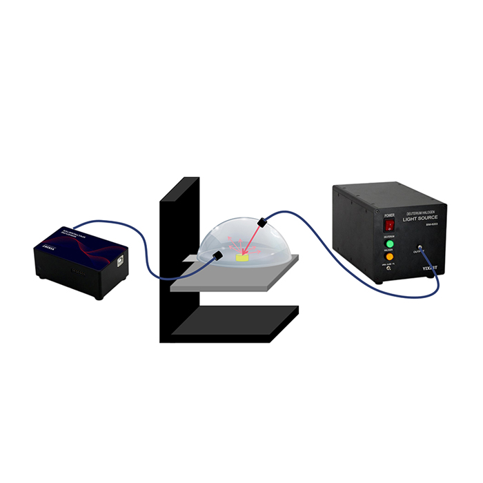 Quartz Fiber Equipped YIXIST UV VIS Fluorescence Measuring Device for Solid Materials
