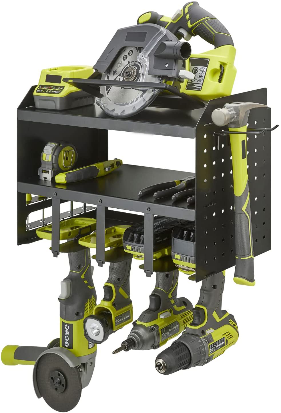Wall Mounted Metal Drilling Power Tool Storage Racks for Maximum Space Utilization