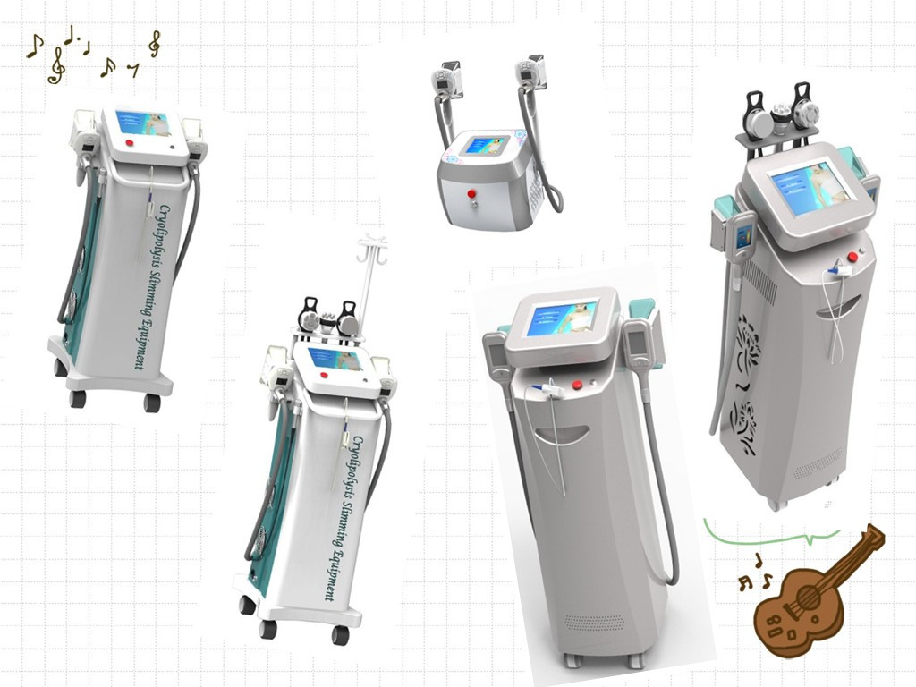 Newest-designed!!! The most featured Cryolipolysis Slimming Product Green Vertical