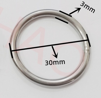 3x30mm Stainless Steel Welded Rings Insulation Lacing Anchor Accessories