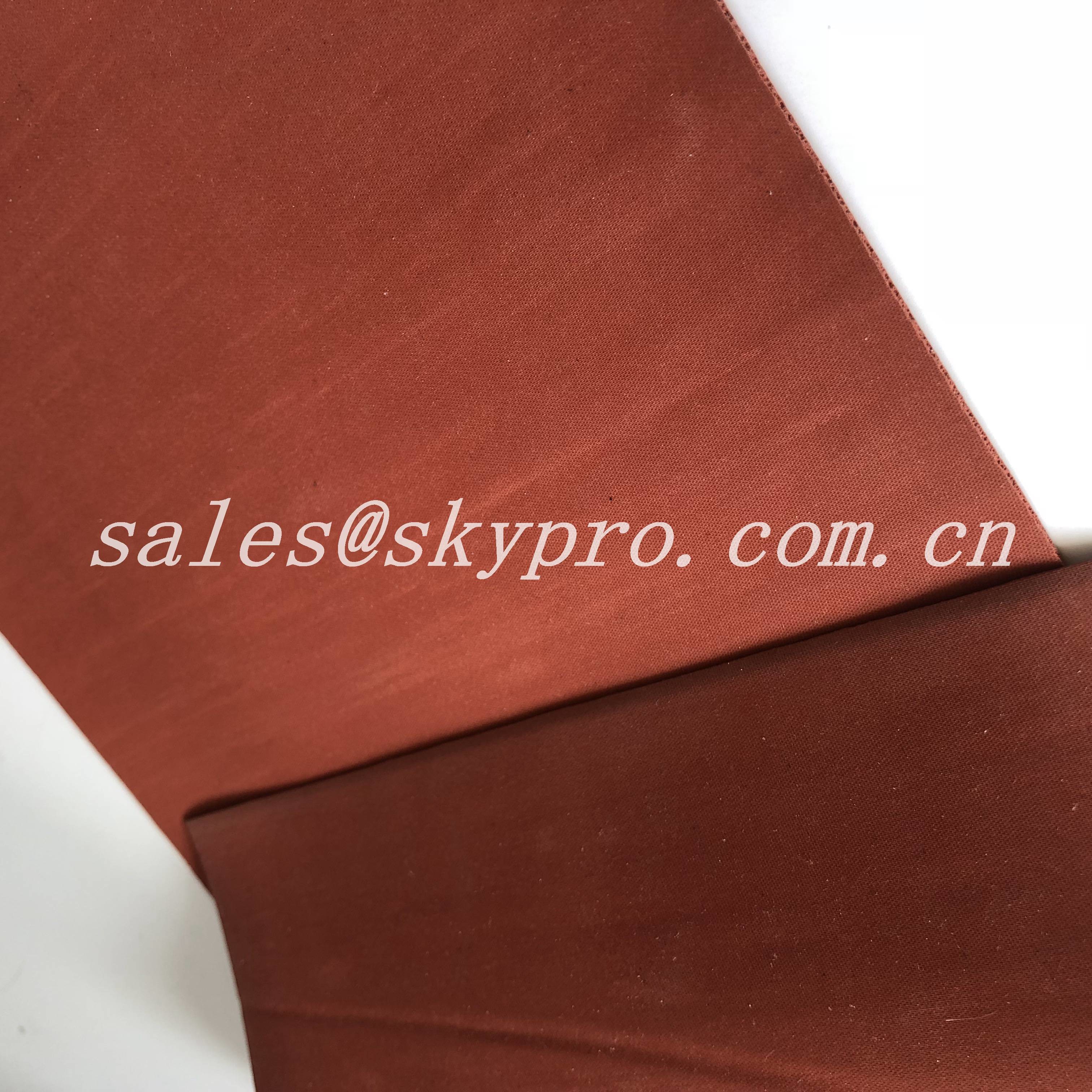 Red Soft Customized Neoprene Rubber Sheet Silicone Rubber Foam Sponge