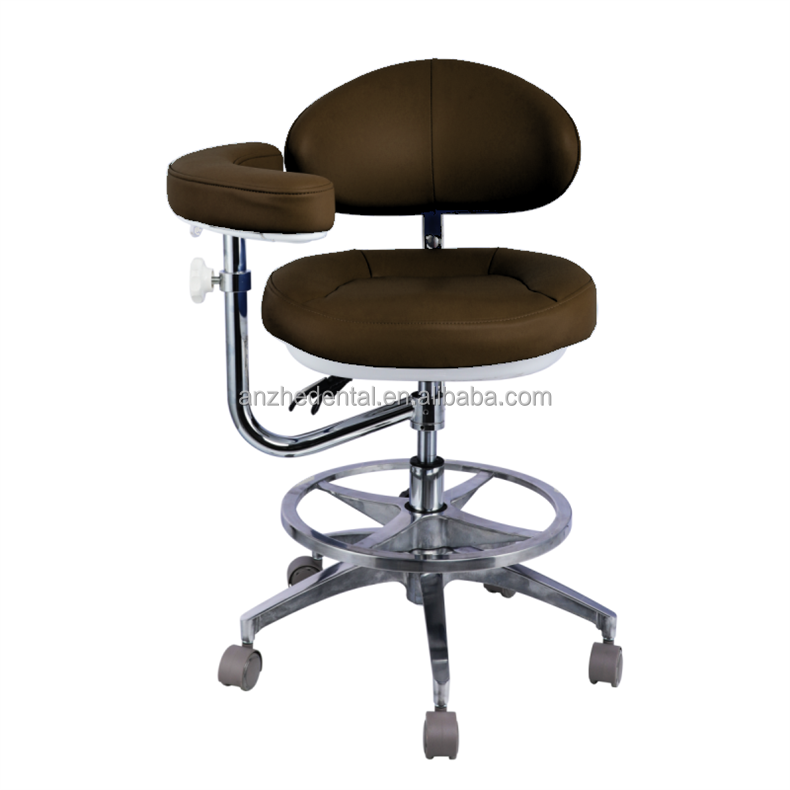 Luxury Design Dentist Stool Doctor Chair Work For Microscope Surgical Stool With Armrest