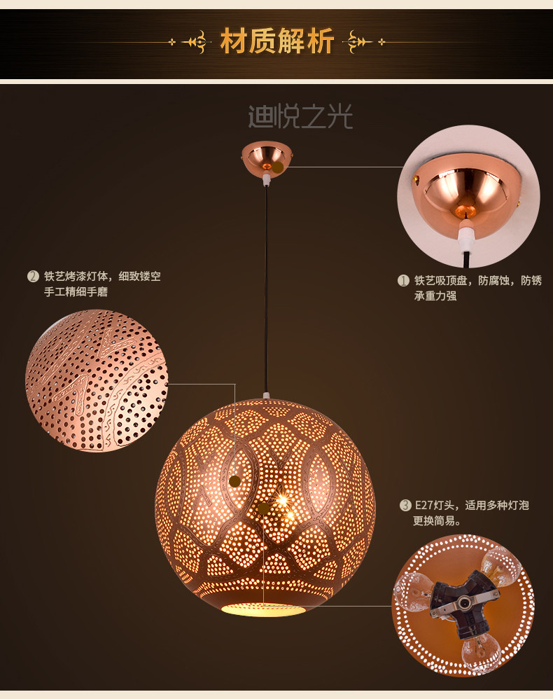 Gold chandelier hotel lighting turkish gold pendant lights(WH-DC-48)