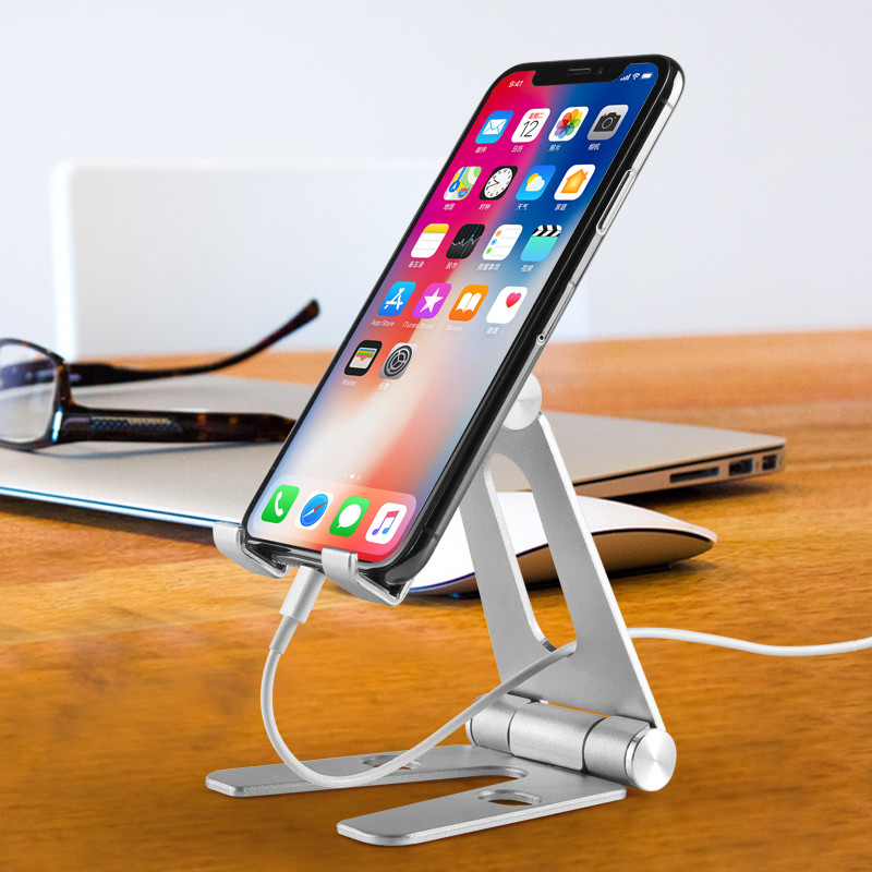 COMER Hot sale metal multiple tabletop metal smart cell mobile phone desktop holder at home / office