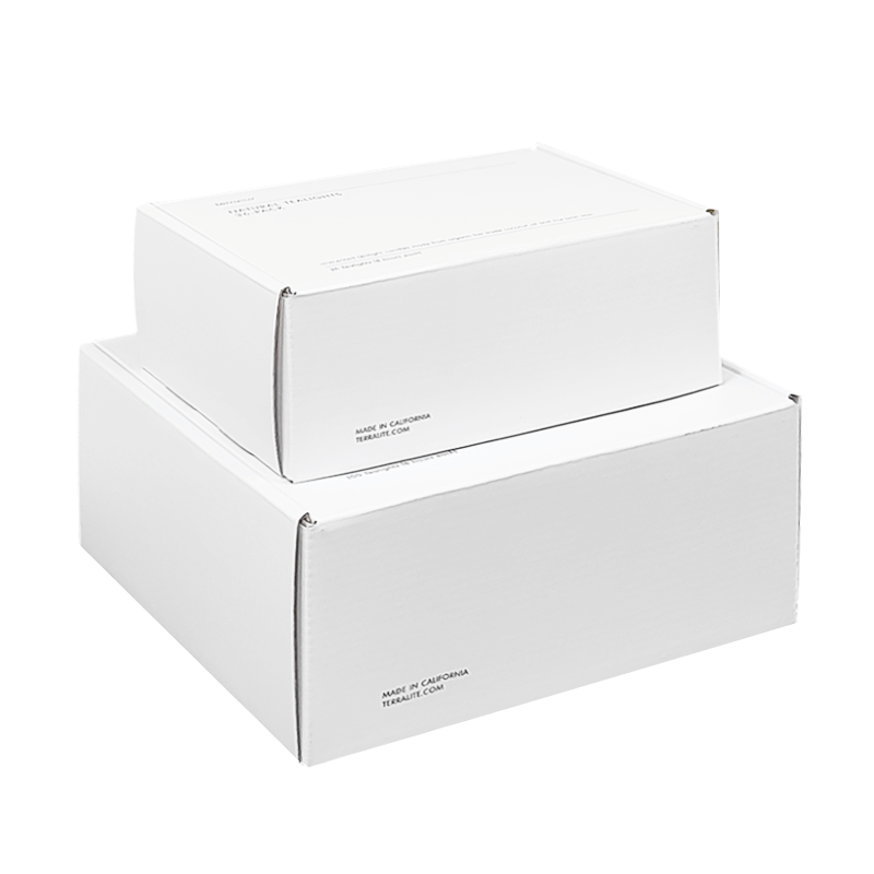 Fashion Style Retangular Mailer Paper Box White Shoes And Clothing Shipping Boxes