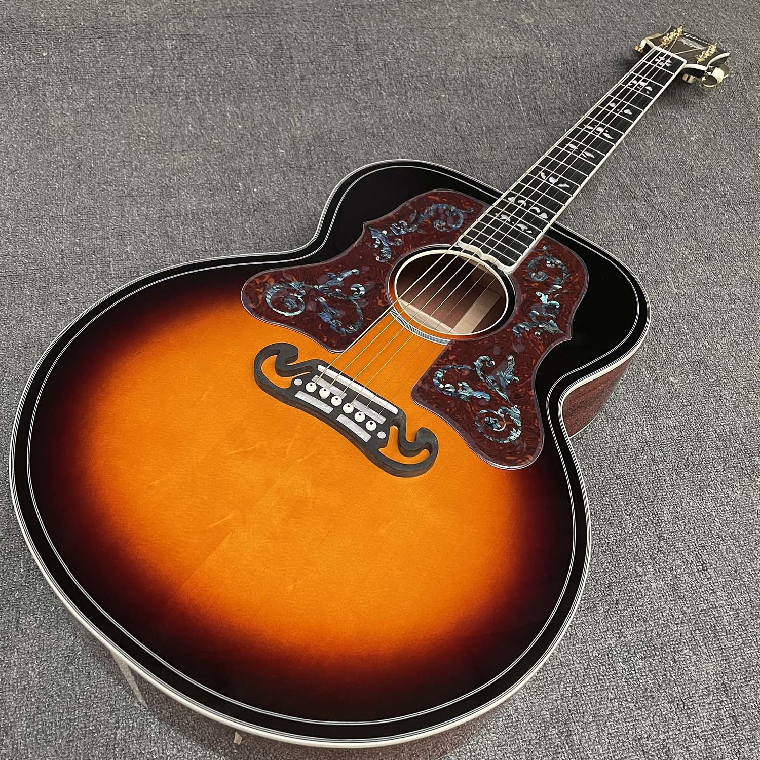 Custom Acoustic Guitar 43 inches Gibson SJ200 Cocobolo Back side folk classic guitar