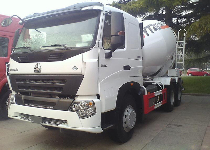 Truck Mounted Concrete Mixer A7 10CBM 371HP LHD 6X4 Drive Euro 2