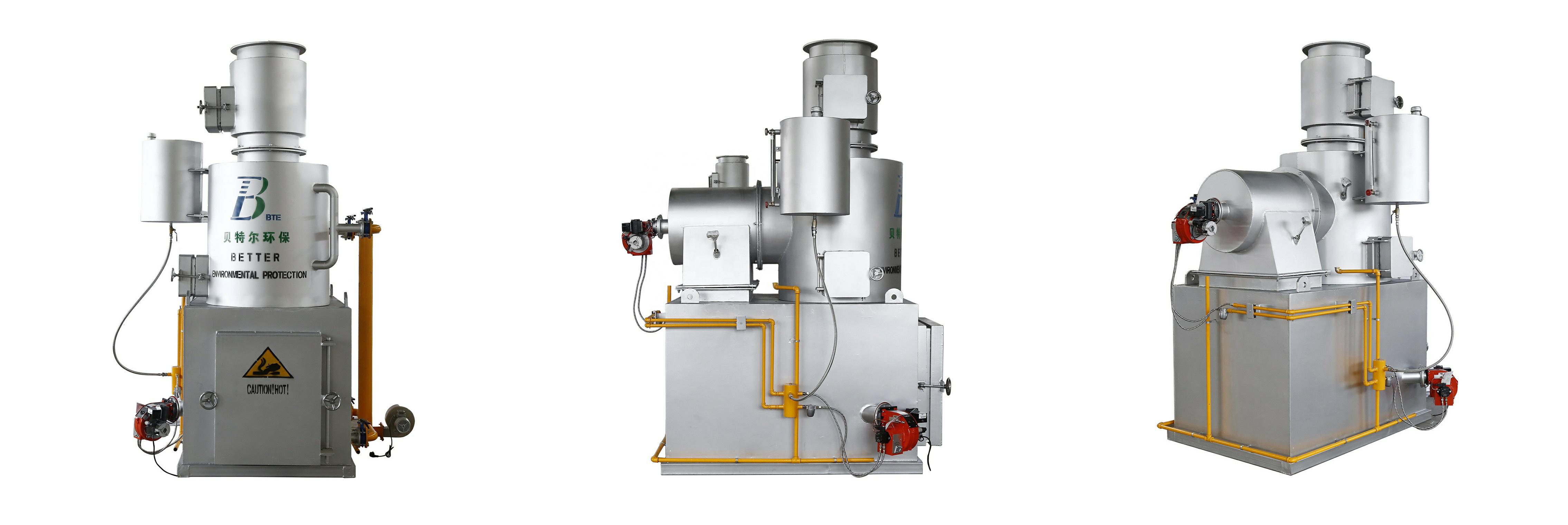 Hotels Incinerator Recycling And Processing Equipment With 1 For Domestic Waste Disposal