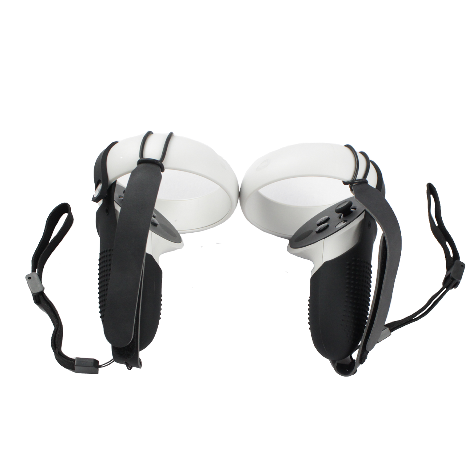 2021 5in1 Knuckle Strap+Grip Cover+Hand Strap+VR Lens Dust cover+Thumb Button for Oculus Quest 2 VR Controller Accessories