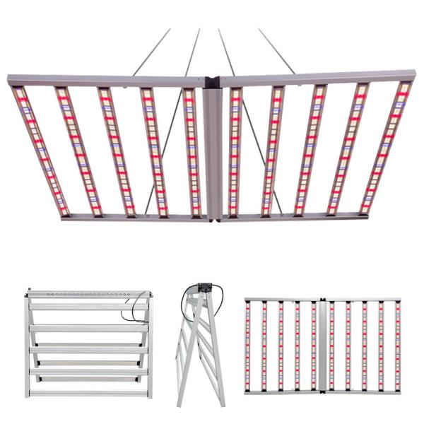 Grow Lights For Indoor Vegetables 1100W UV IR Foldable LED Grow Light Dimmable