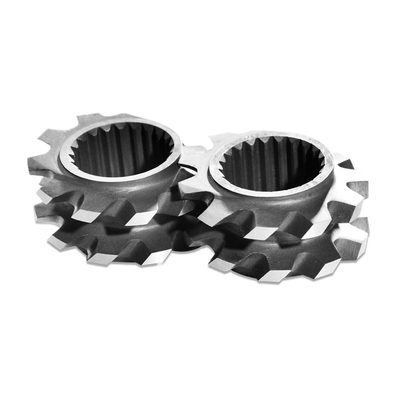 Twin Screw Extruder Machine Parts Screw Elements For Plastic Pellet Extruder