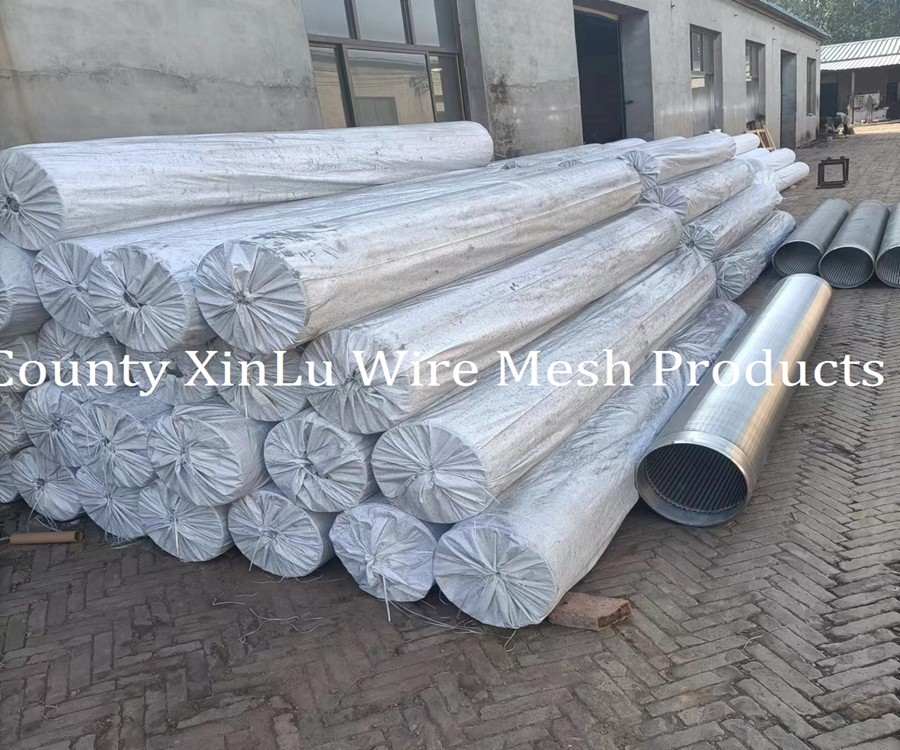 V Shape Wedge Wire Wrapped Johnson Continuous Slot Well Screen Pipe with Diameter 10-3/4" Nozzle Diameter