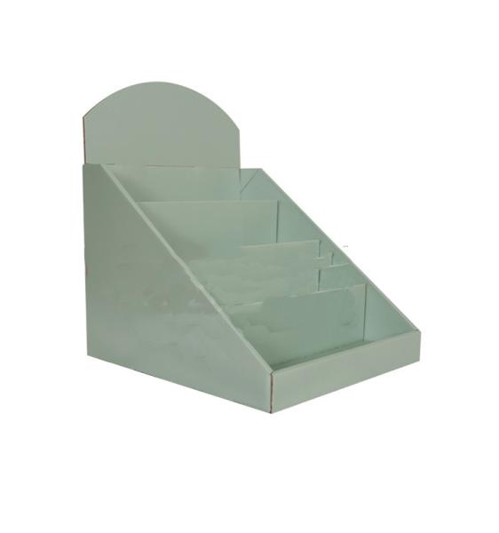 Quality Template Printed Cardboard Display Stands Promotional POP Size Adjustable for sale