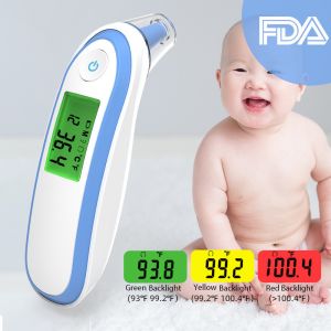 LCD Backlight Baby Forehead Thermometer 3VDC Electronic Digital Thermometer