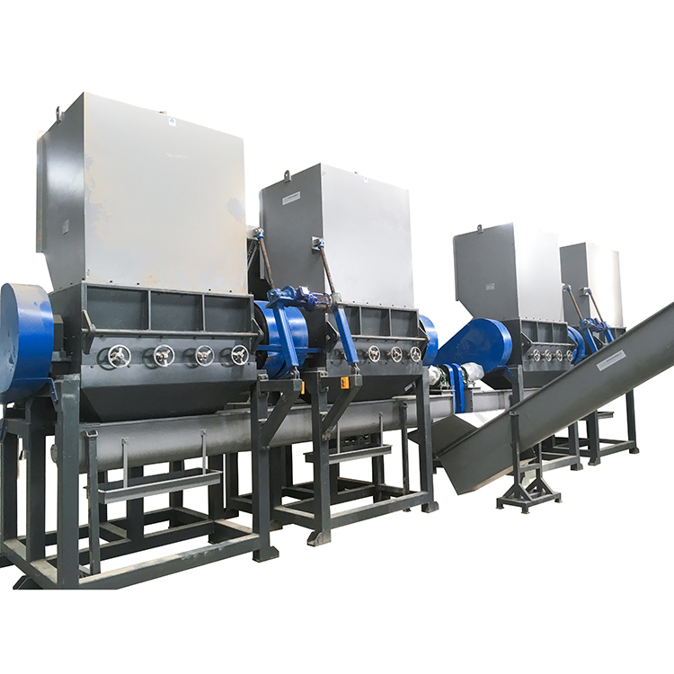 Plastic recycling sink float separating washing tank